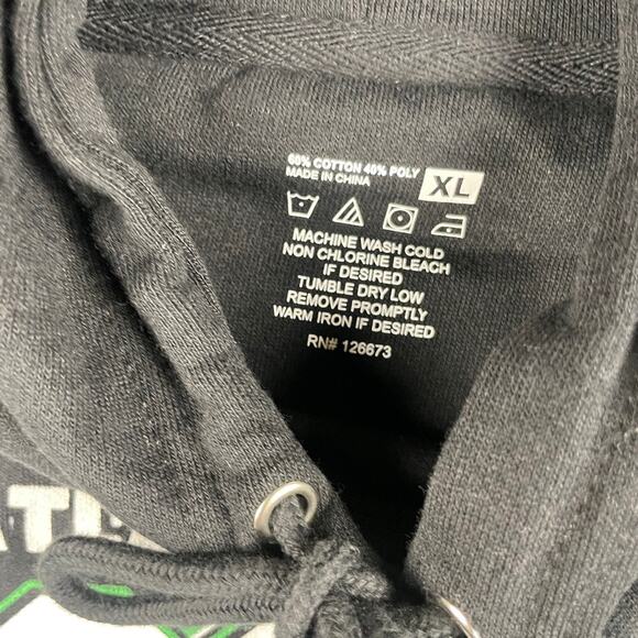 NBA Men’s X-Large Black Boston Celtics Atlantic Division LS Pullover Hoodie - Picture 5 of 10